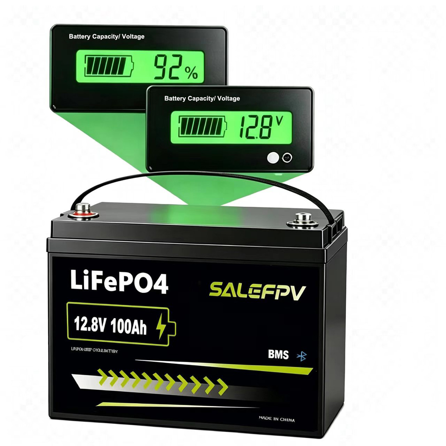 12V 100Ah Trolling Motor LiFePO4 Battery(Fast Delivery,US Stock)